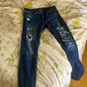Express stretch jeans, size 4